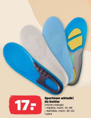 Sportowe wkładki do butów