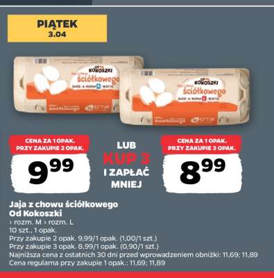 Jaja z chowu ściółkowego Od Kokoszki