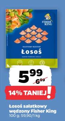 Łosoś sałatkowy wędzony Fisher King