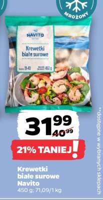 Krewetki białe surowe Navito
