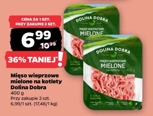 Mięso wieprzowe mielone na kotlety Dolina Dobra
