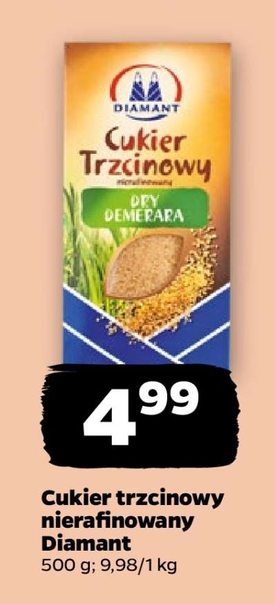 Cukier trzcinowy nierafinowany Diamant