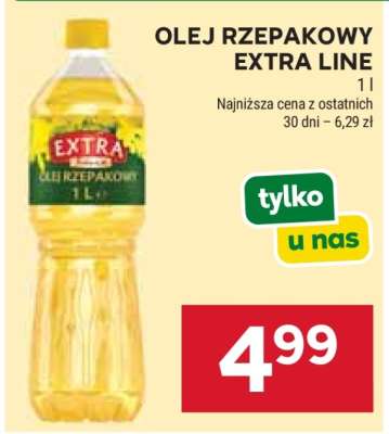 OLEJ RZEPAKOWY EXTRA LINE