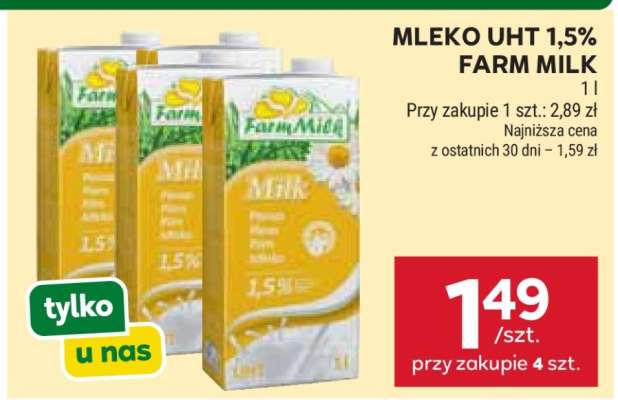 MLEKO UHT 1,5% FARM MILK