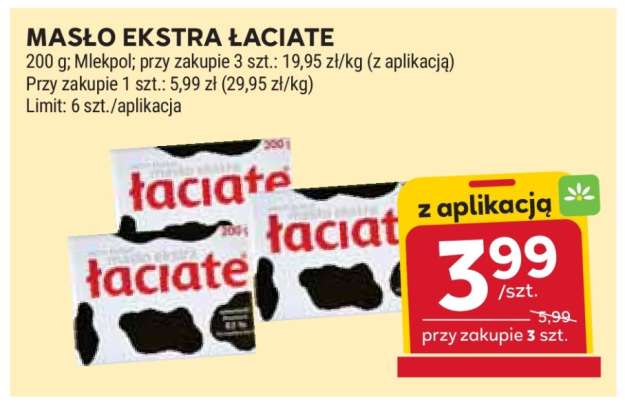 Masło ekstra ŁACIATE