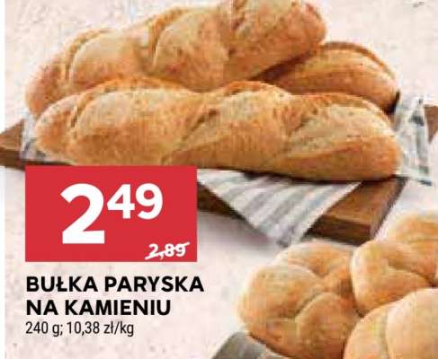 Bułka paryska na kamieniu