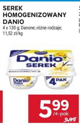Serek homogenizowany DANIO