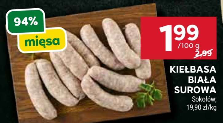 Kiełbasa biała surowa