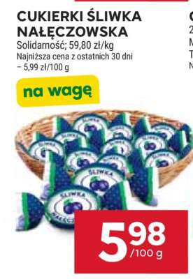 Cukierki Śliwka Nałęczowska