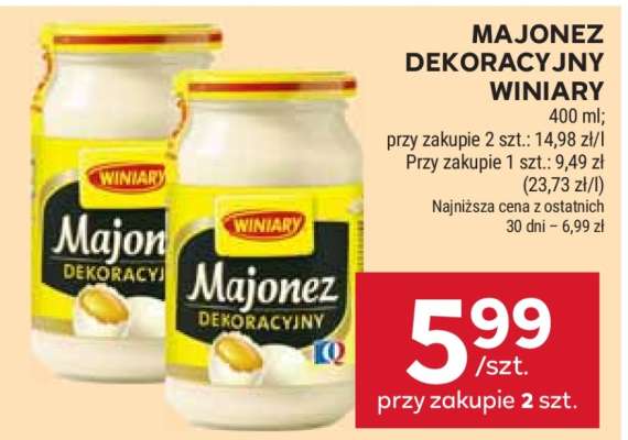 Majonez dekoracyjny WINIARY