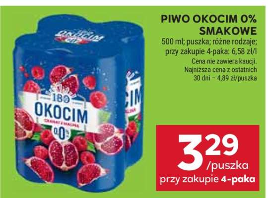 PIWO OKOCIM 0% SMAKOWE