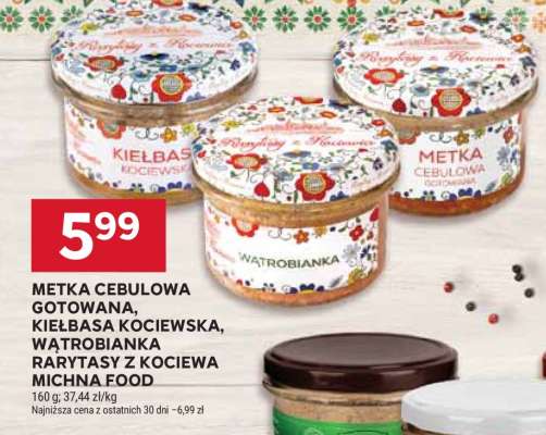 Metka Cebulowa Gotowana, Kielbasa Kociewska, Wątrobianka