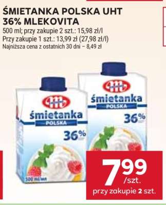 Śmietanka Polska UHT 36% Mlekovita