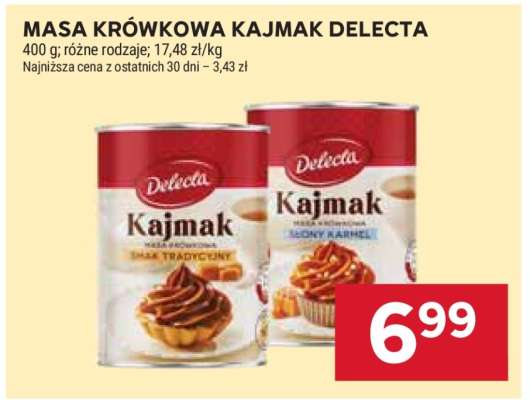 Masa krówkowa kajmak Delecta