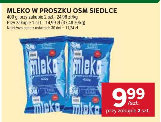 MLEKO W PROSZKU OSM SIEDLCE