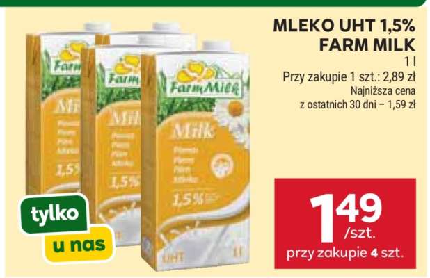 MLEKO UHT 1,5% FARM MILK