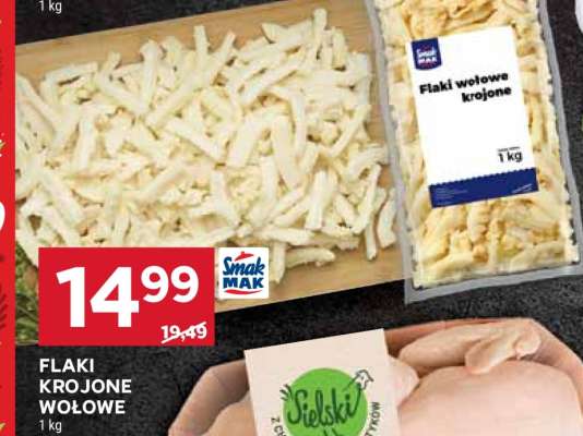 FLAKI KROJONE WOŁOWE