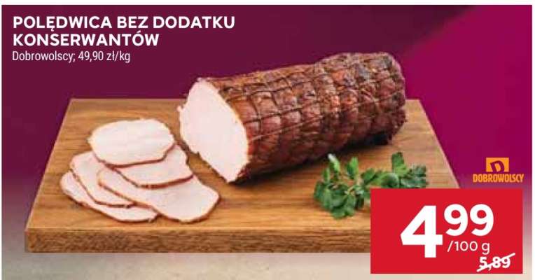 Polędwica bez dodatku konserwantów