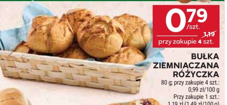 Bułka ziemniaczana różyczka