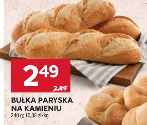 Bułka paryska na kamieniu