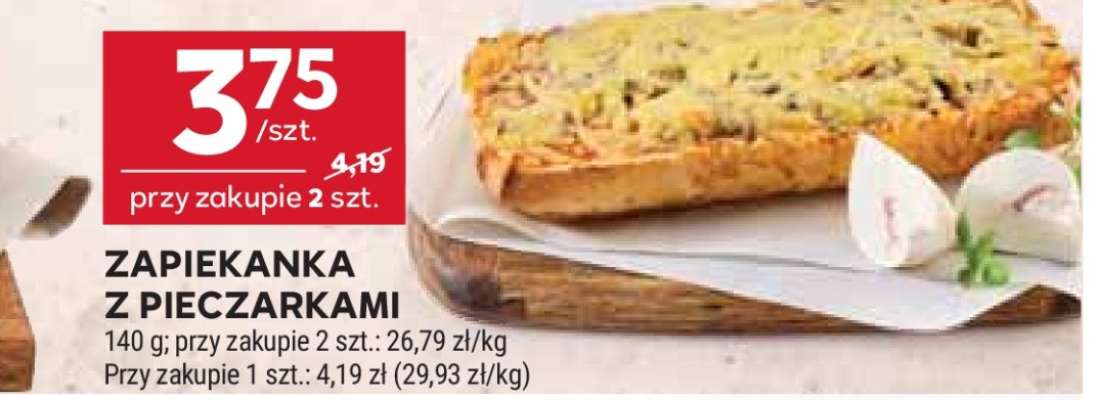 Zapiekanka z pieczarkami