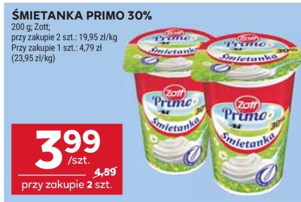 Śmietanka Primo 30%