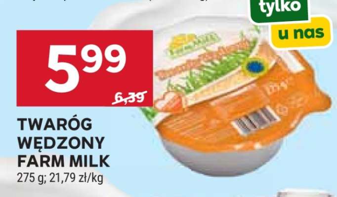 TWARÓG WĘDZONY FARM MILK