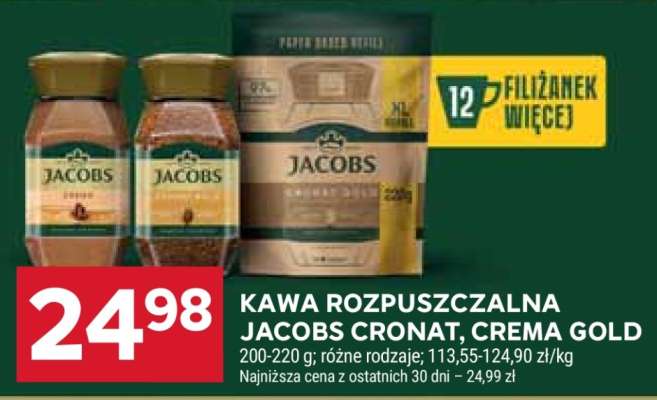Kawa rozpuszczalna Jacobs Cronat, Crema Gold
