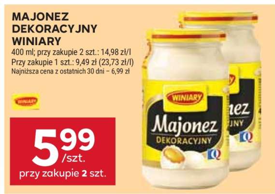 Majonez dekoracyjny WINIARY