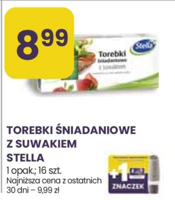 Torebki śniadaniowe z suwakiem Stella