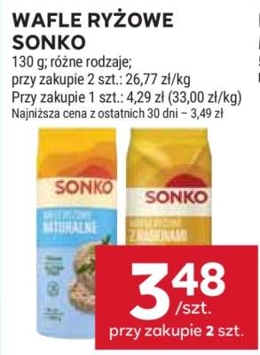 Wafle ryżowe Sonko