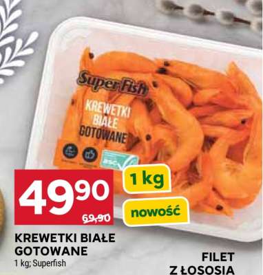 Krewetki białe gotowane