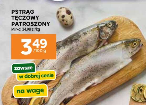 Pstrąg tęczowy – patroszony