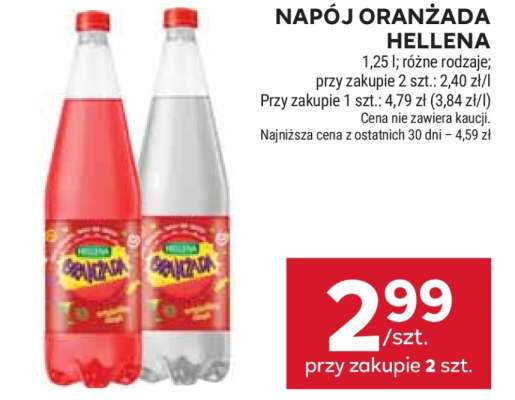 Napój Oranżada Hellena