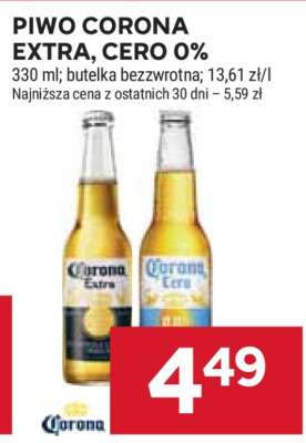 Piwo Corona Extra, Cero 0%