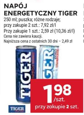 Napój energetyczny Tiger