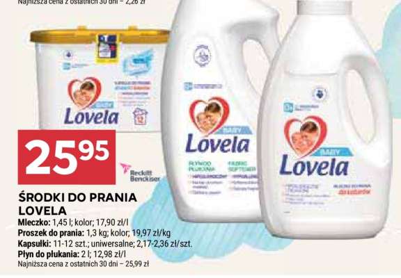 Środki do prania Lovela