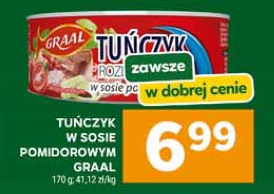 TUŃCZYK W SOSIE POMIDOROWYM GRAAL