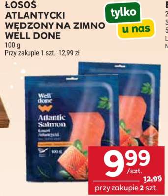 Łosoś atlantycki wędzony na zimno Well Done