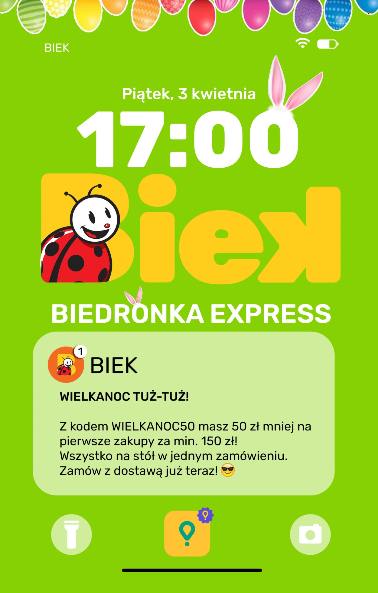 Gazetka Biedronka - 3.04.2026 - 6.04.2026. Strona 1