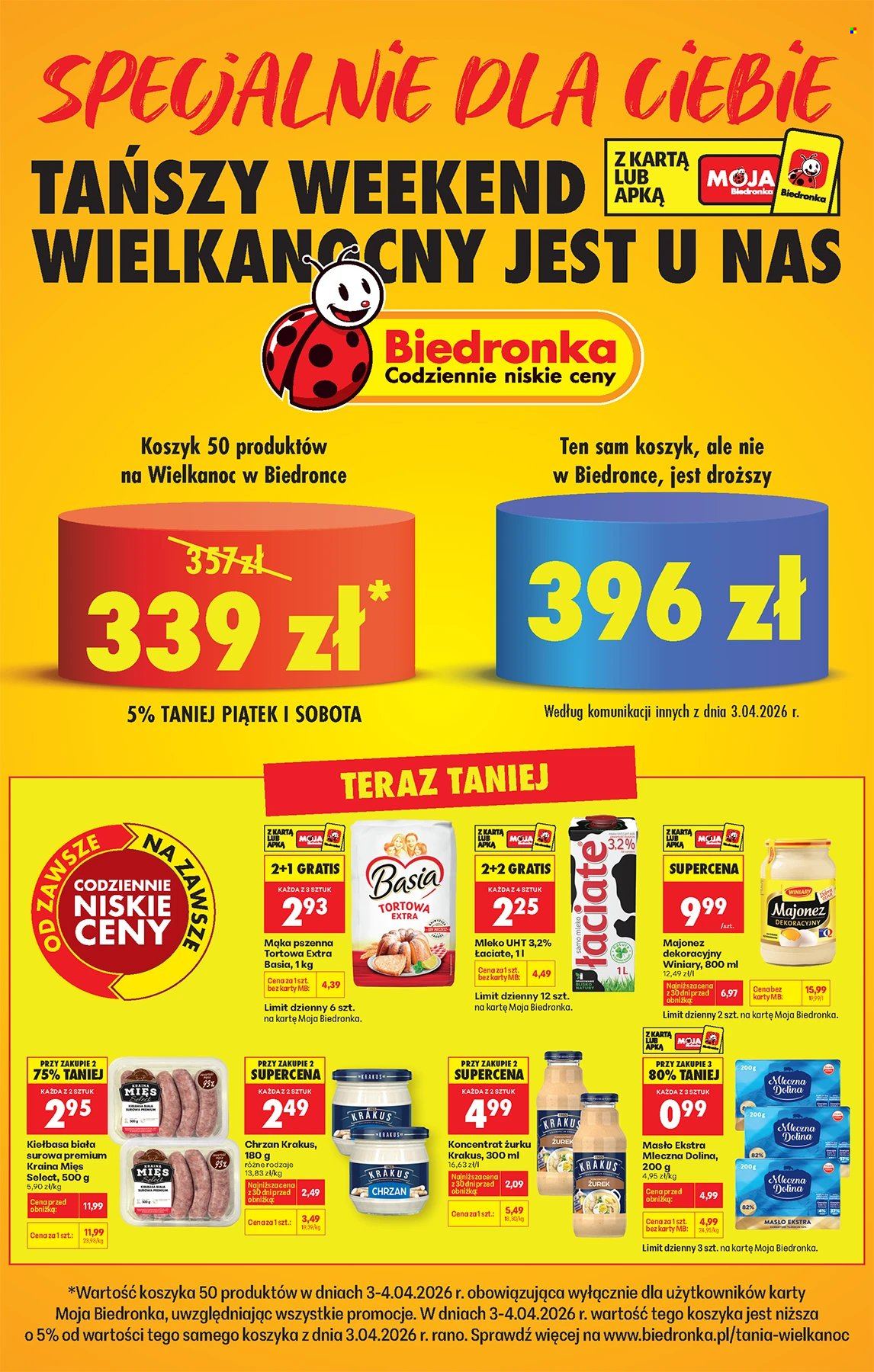 Gazetka Biedronka - 3.04.2026 - 4.04.2026. Strona 1