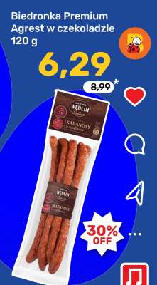 Biedronka Premium Agrest w czekoladzie 120 g