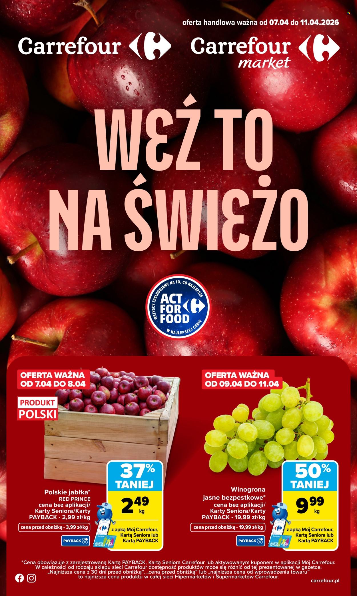 Gazetka Carrefour - 7.04.2026 - 11.04.2026. Strona 1