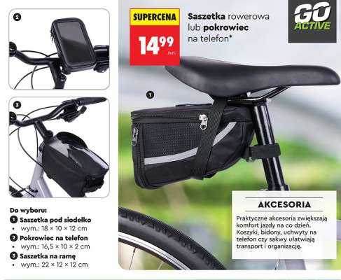 Saszetka rowerowa lub pokrowiec na telefon