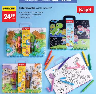 Kolorowanka wielorazowa