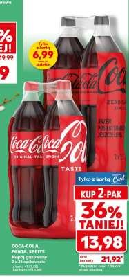 COCA-COLA, FANTA, SPRITE Napój gazowany