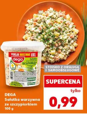 DEGA Sałatka warzywna ze szczypiorkiem 100 g