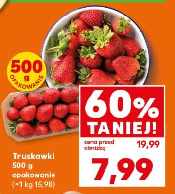 Truskawki 500 g opakowanie