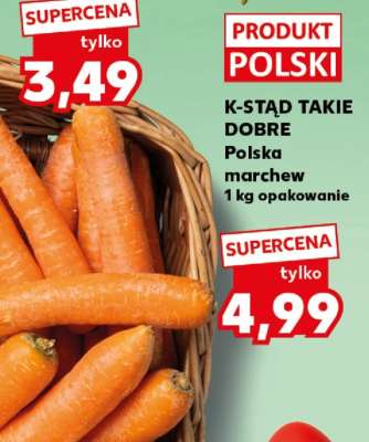 K-STĄD TAKIE DOBRE Polska marchew 1 kg opakowanie