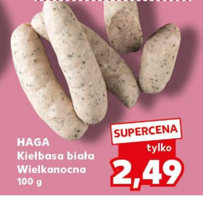 HAGA Kiełbasa biała wielkanocna 100 g